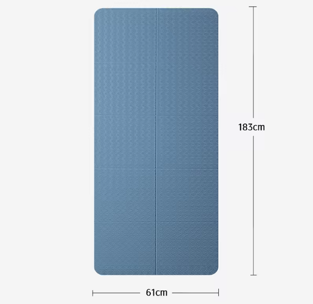 Tapis de yoga pliable