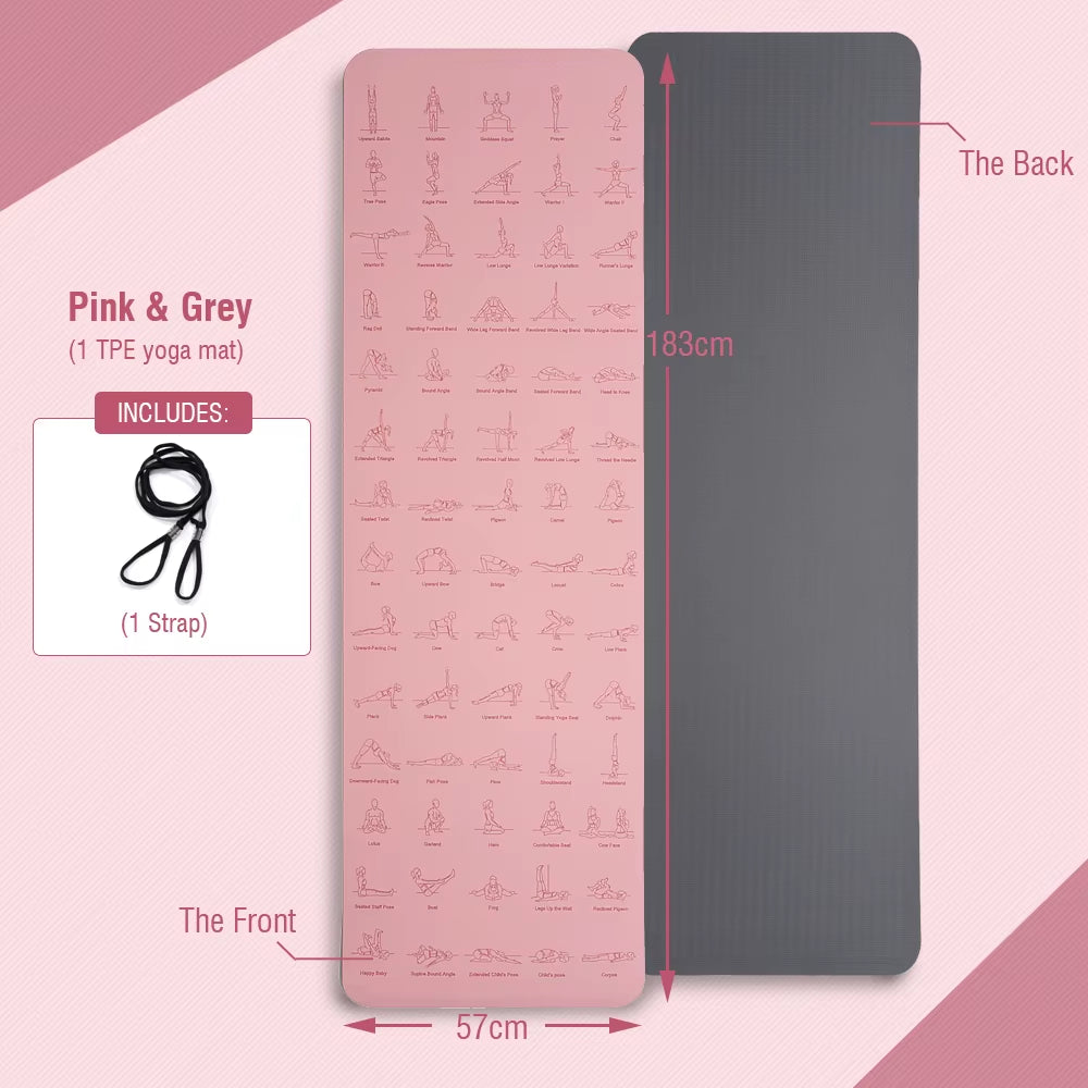 Tapis de yoga position