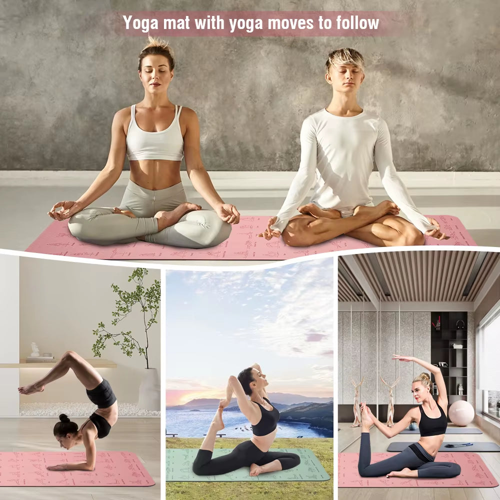 Tapis de yoga position
