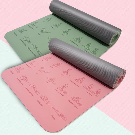 Tapis de yoga position