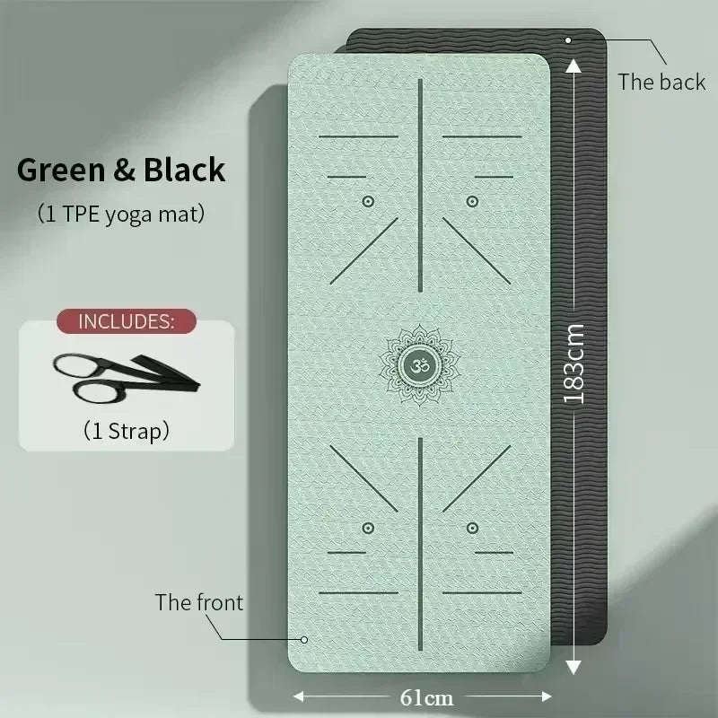 Tapis de yoga placement