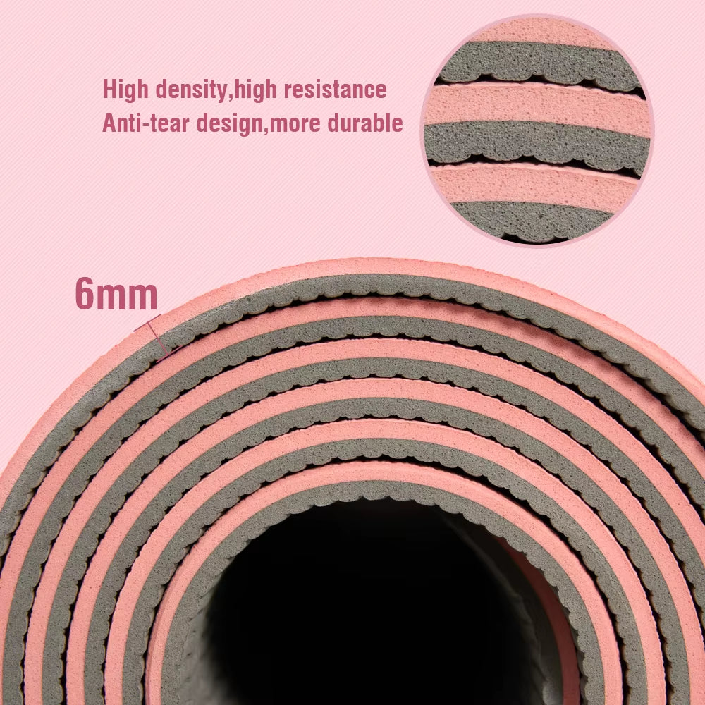 Tapis de yoga position