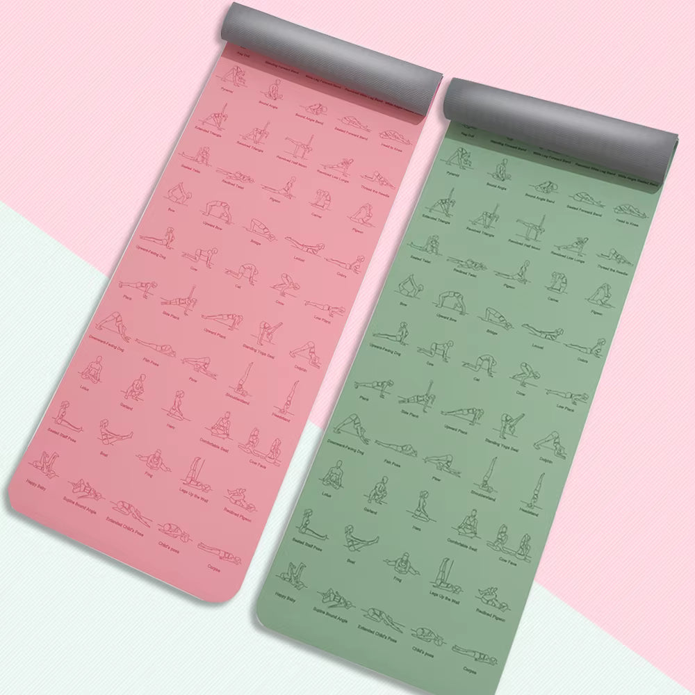 Tapis de yoga positions
